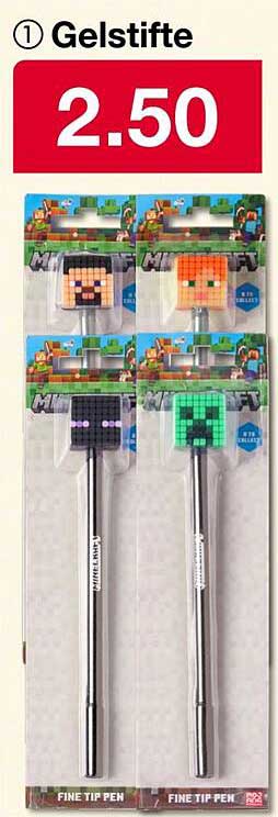 GELSTIFTE Minecraft-Design für nur 2,50 €