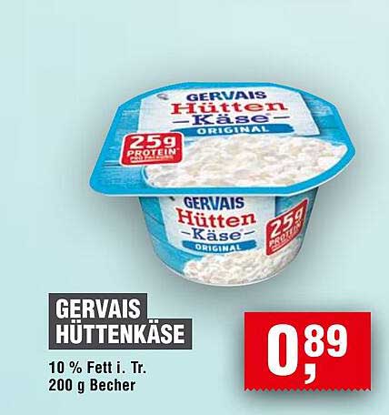Gervais Hütten-Käse 10 % Fett i. Tr. 200 g Becher