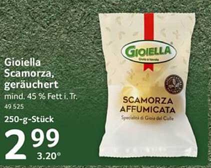 Gioiella Scamorza, geräuchert, 250-g-Stück