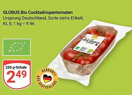 GLOBUS Bio Cocktailrispentomaten