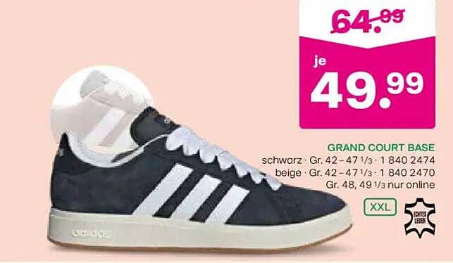 Grand Court Base Sneakers von Adidas