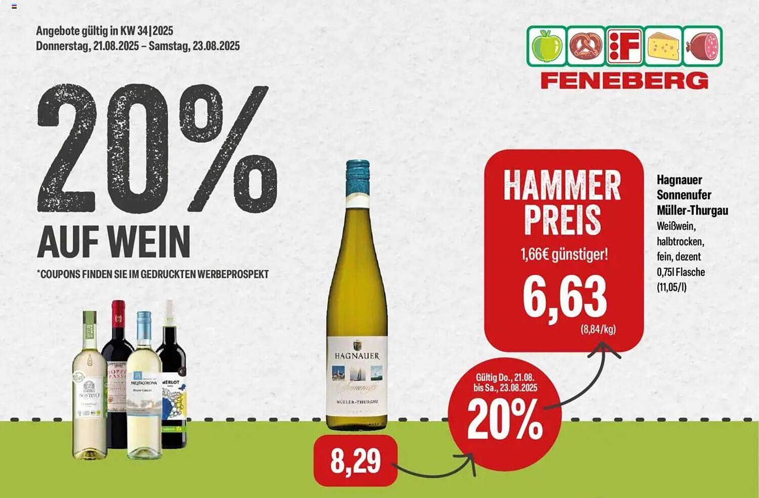 Hagnauer Sonnenufer Müller-Thurgau, Weißwein, halbtrocken