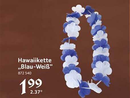 Hawaiikette "Blau-Weiß"