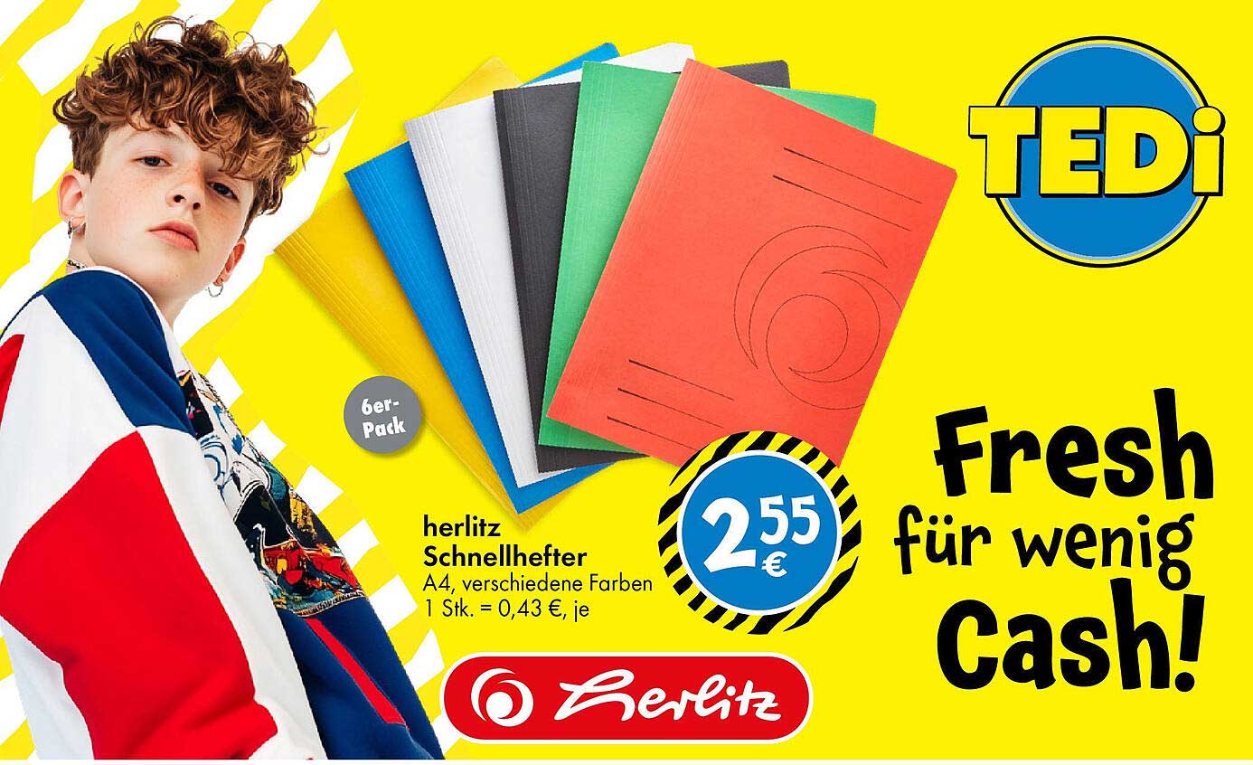 herlitz Schnellhefter A4, 6er-Pack