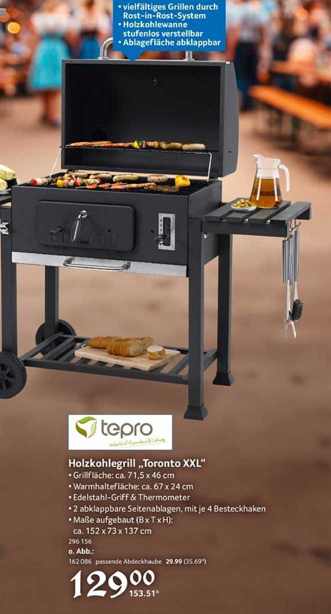 Holzkohlegrill „Toronto XXL“