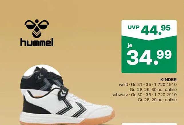 Hummel Kinder Sportschuhe zum Sonderpreis