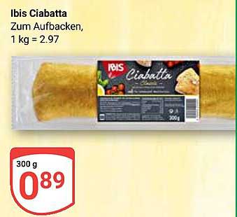Ibis Ciabatta – Zum Aufbacken