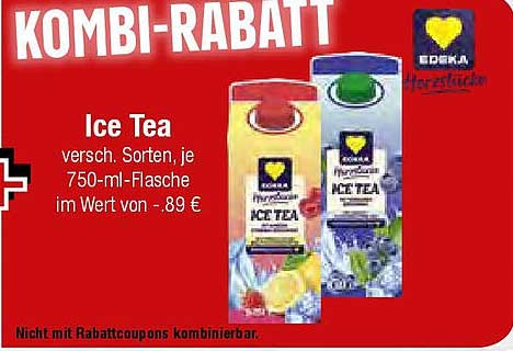 Ice Tea – Kombi-Rabatt Edeka