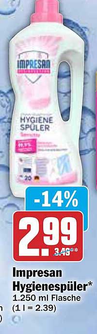 Impresan Hygienespüler 1.250 ml