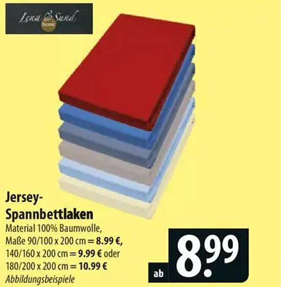 Jersey-Spannbettlaken