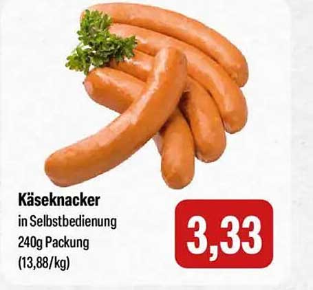 Käseknaacker in Selbstbedienung, 240g Packung