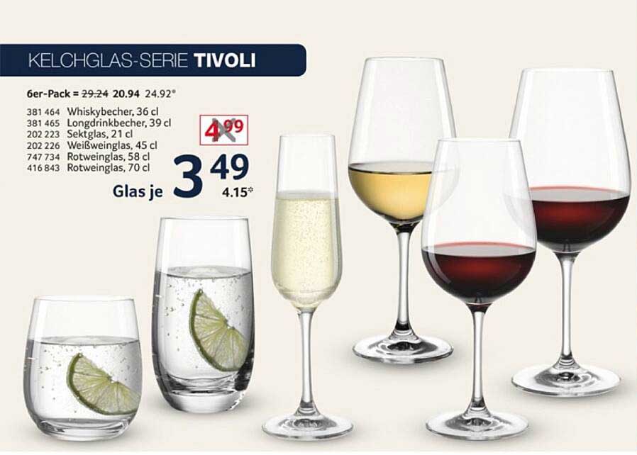 KELCHGLAS-SERIE TIVOLI – 6er-Pack bei Selgros