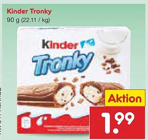 Kinder Trony - Genießen Sie den köstlichen Schokoladengenuss!