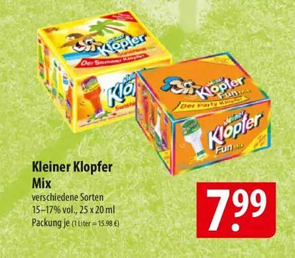 Kleiner Klopfer Mix - verschiedene Sorten