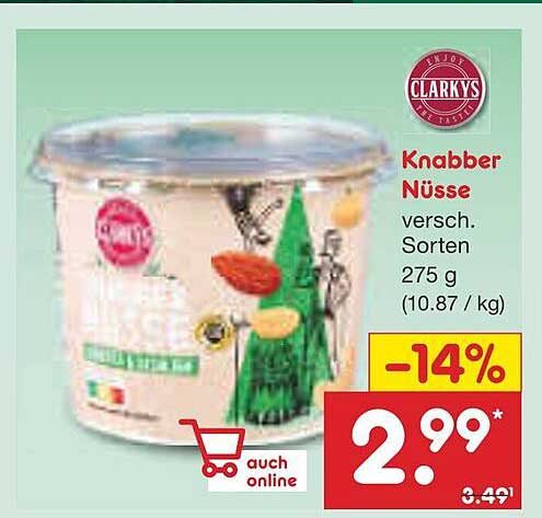 Knabber Nüsse assorted 275 g