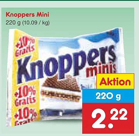 Knoppers Mini 220 g