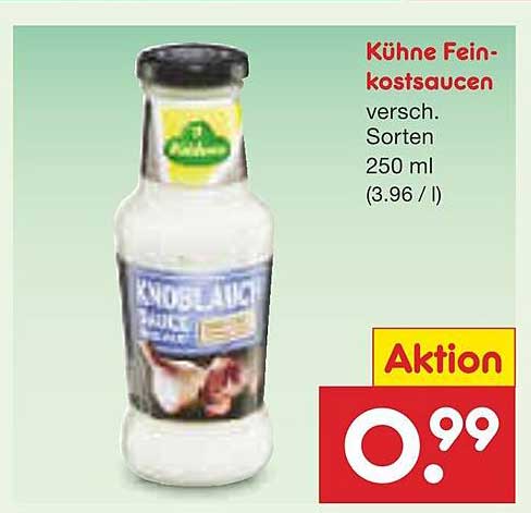 Kühne Feinkostsaucen - Verschiedene Sorten, 250 ml