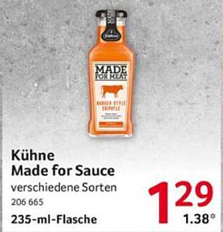 Kühne Made for Sauce - verschiedene Sorten