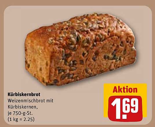 Kürbiskernbrot - Weizenmischbrot mit Kürbiskernen