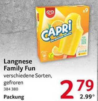 Langnese Family Fun - verschiedene Sorten, gefroren