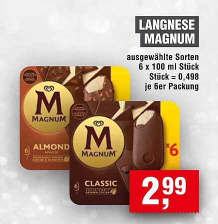 LANGNESE MAGNUM 6 x 100 ml – ausgewählte Sorten