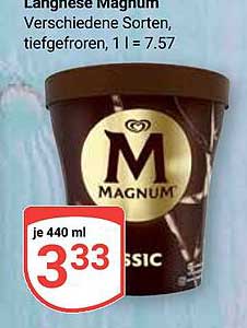 Langnese Magnum Verschiedene Sorten 440 ml