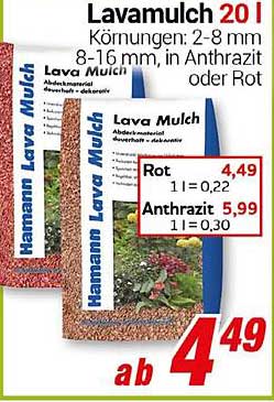Lavamulch 20 l – Abdeckmaterial für Ihren Garten