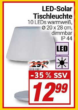LED-Solar Tischleuchte