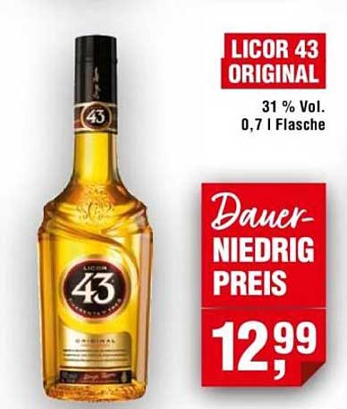 LICOR 43 ORIGINAL 0,7 L - Dauer-Niedrigpreis