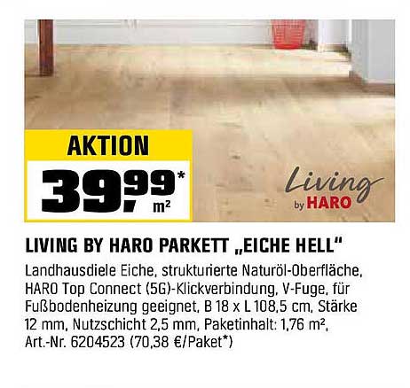 Living by Haro Parkett „Eiche hell“