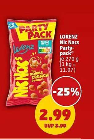 LORENZ Nic Nacs Party-Pack 270 g