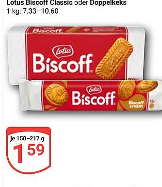 Lotus Biscoff Classic oder Doppelkecks