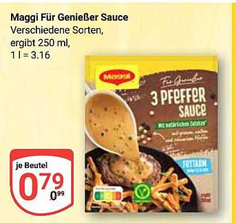 Maggi Für Genießer Sauce 3 Pfeffer, 250 ml