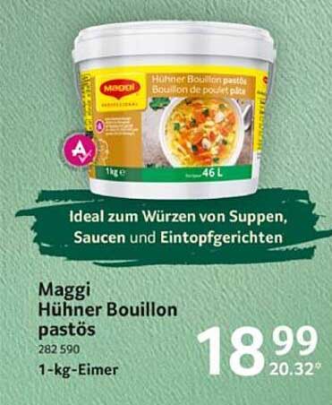Maggi Hühner Bouillon pastös 1-kg-Eimer