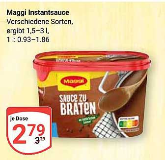Maggi Instantsauce - Sauce zu Braten in verschiedenen Sorten