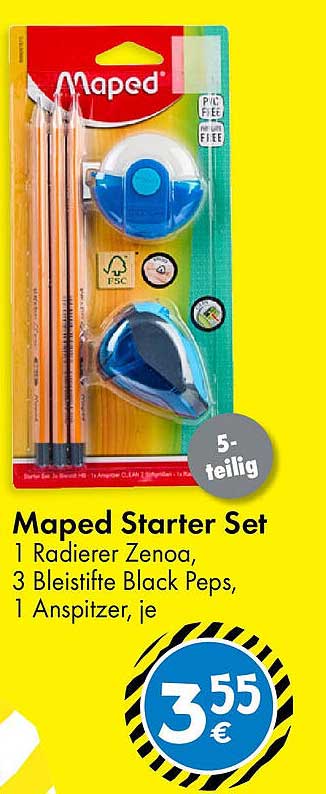 Maped Starter Set - 5-teilig