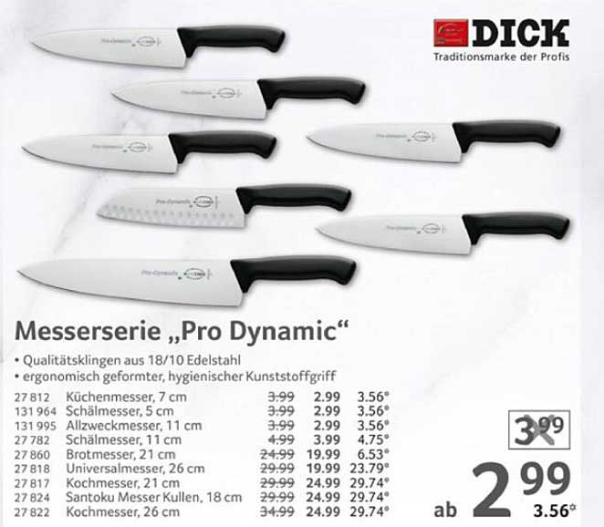 Messerserie „Pro Dynamic“ von DICK