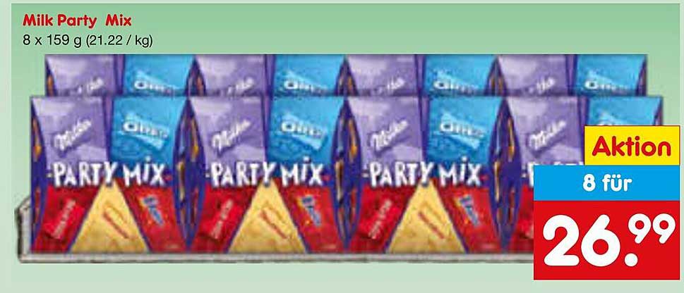 Milk Party Mix - 8 x 159 g