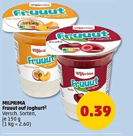 MILPRIMA Fruuuit auf Joghurt – Fruchtiger Genuss für jeden Tag