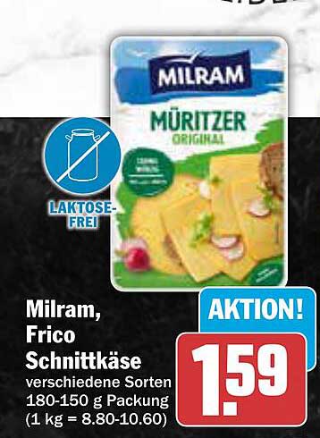 Milram Frico Schnittkäse verschiedene Sorten