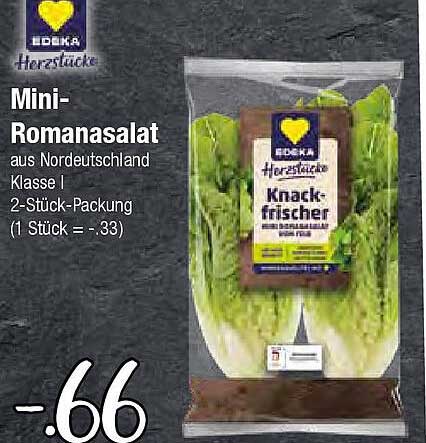 Mini-Romanasalat aus Norddeutschland - Knack-frischer Genuss