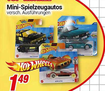 Mini-Spielzeugautos von Hot Wheels – verschiedene Ausführungen