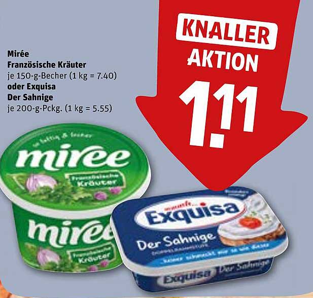 Mirée Französische Kräuter oder Exquisa Der Sahnige