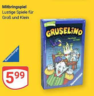 Mitbringspiel GRUSELINO - Lustige Spiele für Groß und Klein
