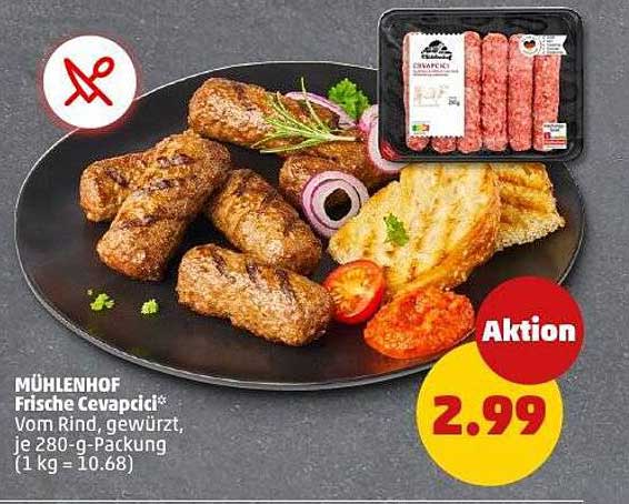 MÜHLENHOF Frische Cevapcici - Aktion!