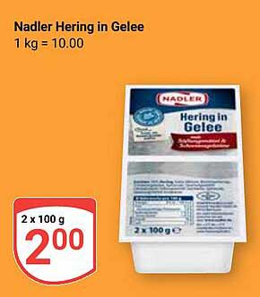 Nadler Hering in Gelee 2 x 100 g