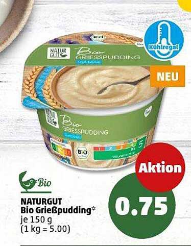 NATURGUT Bio Grießpudding 150 g