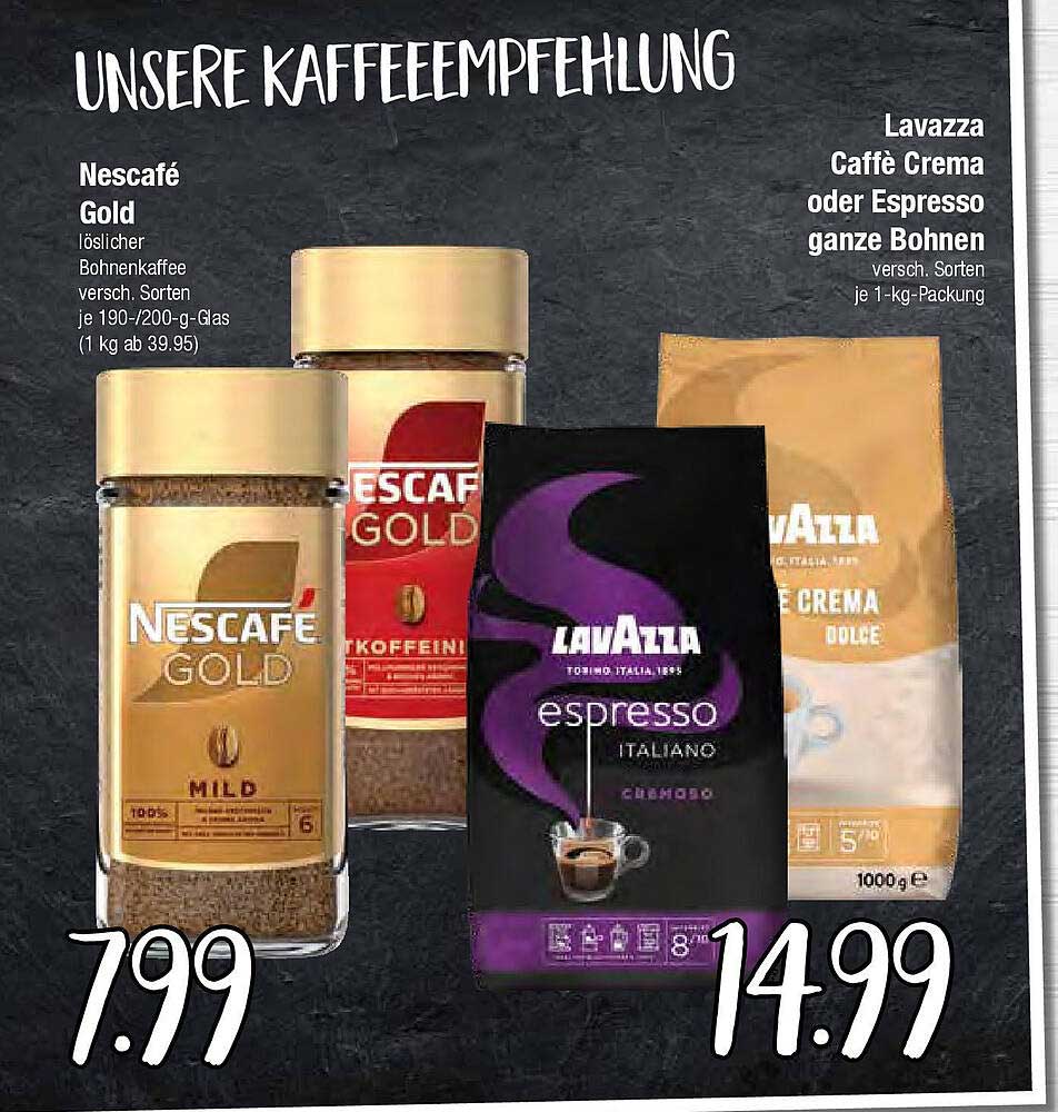 Nescafé Gold löslicher Bohnenkaffee