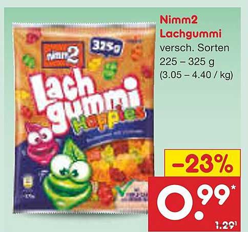 Nimm2 Lachgummi - verschiedene Sorten 225 – 325 g