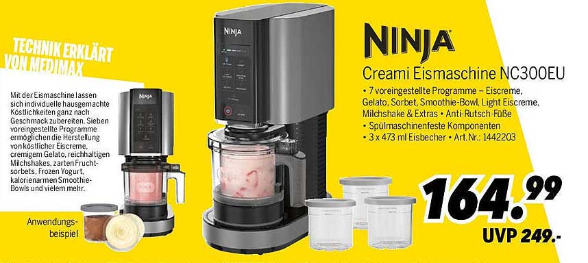 NINJA Creami Eismaschine NC300EU